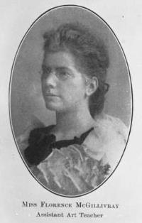 Portrait of Florence Helena McGillivray: Courtesy of the Whitby, Ontario Public Library (c. 1906).
